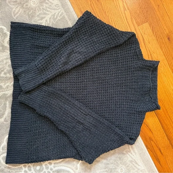 American Eagle Outfitters Black Cowl Neck Sweater - Picture 3 of 3